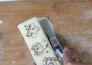 纯手绘小牛白玉卷步骤15