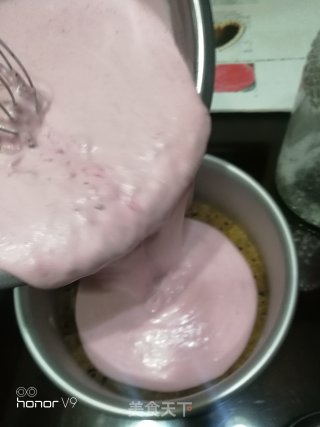 六寸免烤草莓慕斯蛋糕步骤5
