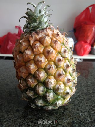 盐水菠萝步骤1