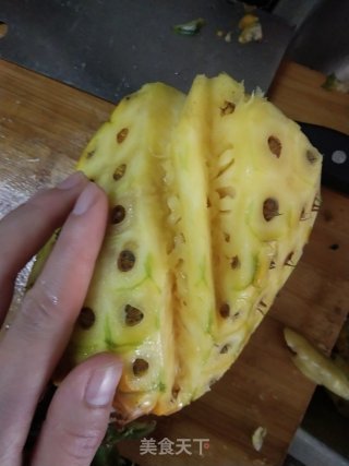 盐水菠萝步骤3