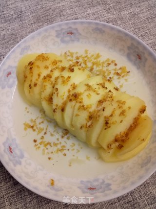 糖桂花蒸苹果步骤5