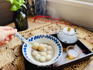 糯叽叽的黑芝麻白玉丸子步骤9