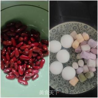 红腰豆煮双圆步骤1