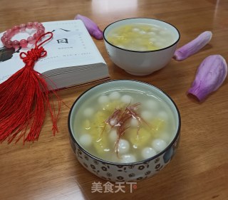 菠萝酒酿小圆子步骤8