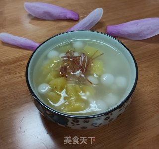 菠萝酒酿小圆子步骤7