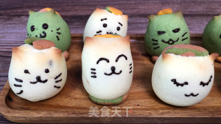 日式猫咪烧果子，简单易上手，可爱又好吃。步骤24