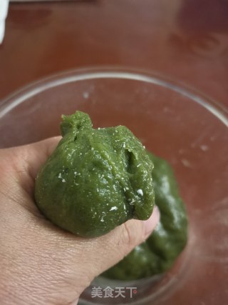 艾草糯米糍步骤9