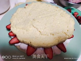 草莓裸蛋糕步骤5