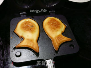 苹果馅鲷鱼烧步骤8