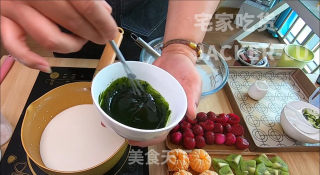 水果奶油大福，入口冰爽又软糯，新年小甜品，好吃到爆！步骤3