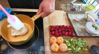 水果奶油大福，入口冰爽又软糯，新年小甜品，好吃到爆！步骤7