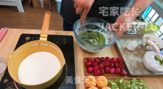 水果奶油大福，入口冰爽又软糯，新年小甜品，好吃到爆！步骤4