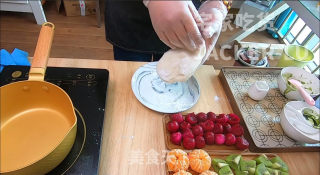 水果奶油大福，入口冰爽又软糯，新年小甜品，好吃到爆！步骤8