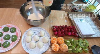 水果奶油大福，入口冰爽又软糯，新年小甜品，好吃到爆！步骤13