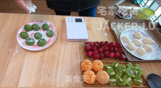 水果奶油大福，入口冰爽又软糯，新年小甜品，好吃到爆！步骤12