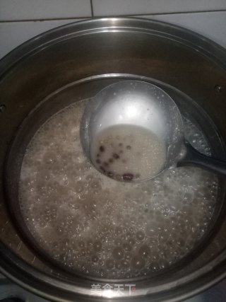奶香红豆西米露步骤6