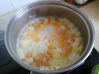 苹果酒酿鸡蛋圆子步骤7