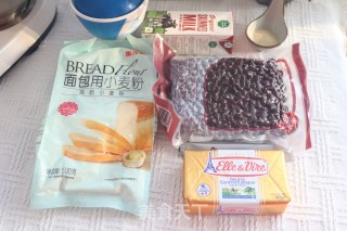 蜜红豆奶香华夫饼步骤1