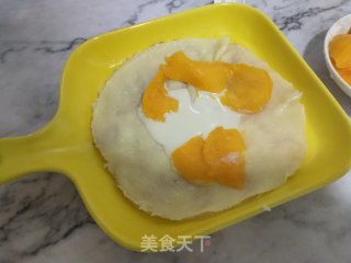 豆奶芒果千层步骤7