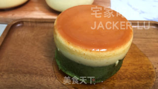 日式焦糖布丁烧，蛋糕层松软，布丁层甜蜜滑嫩，超级治愈的小甜品。步骤30