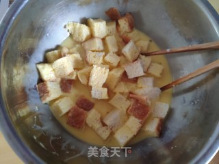 燕麦面包布丁步骤3
