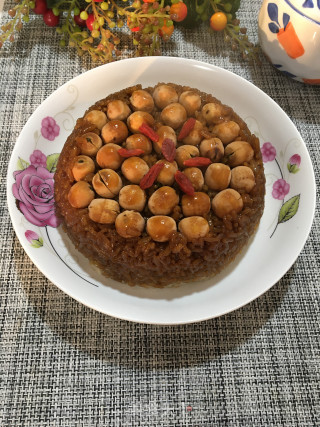 红糖莲子糯米饭步骤13
