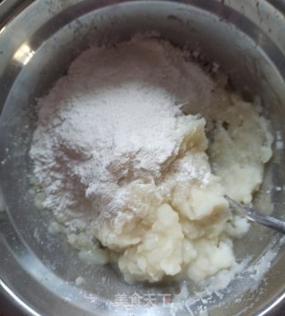 山药豆沙糯米糍步骤3