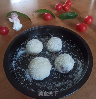 山药豆沙糯米糍步骤8