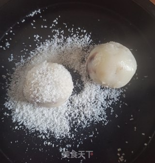 山药豆沙糯米糍步骤7