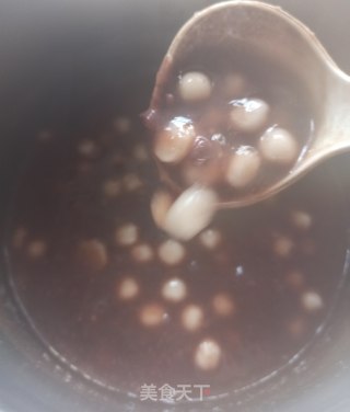 藕粉赤豆元宵步骤6