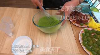 雪域抹茶奶酪小贝，入口即化的奶酪酱，软糯香甜的抹茶蛋糕！步骤2