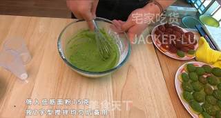 雪域抹茶奶酪小贝，入口即化的奶酪酱，软糯香甜的抹茶蛋糕！步骤4