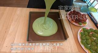 雪域抹茶奶酪小贝，入口即化的奶酪酱，软糯香甜的抹茶蛋糕！步骤9