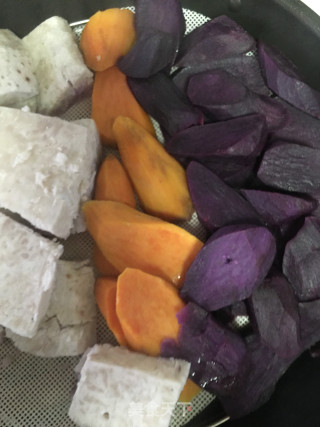 香芋紫薯盒子蛋糕步骤3