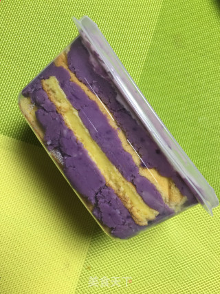 香芋紫薯盒子蛋糕步骤12
