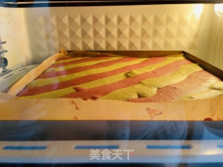 高颜值圣诞双色蛋糕卷步骤14
