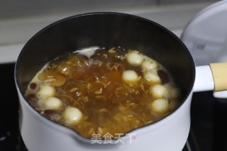 酒酿红糖圆子步骤5