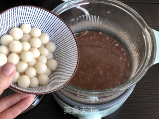 糯叽叽红豆糯米丸子步骤11
