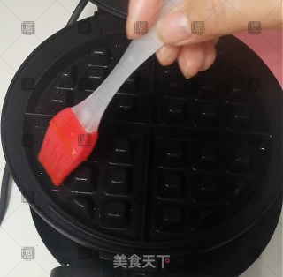 酵母版小米华夫饼步骤7