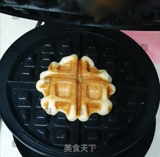 酵母版小米华夫饼步骤10