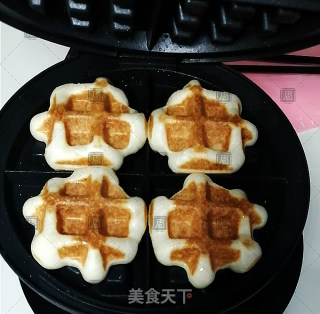 酵母版小米华夫饼步骤12