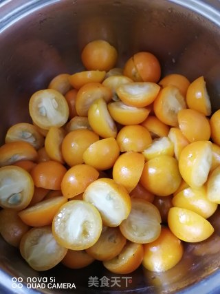 冰糖金桔蜜饯步骤2