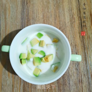 牛油果泡酸奶步骤6