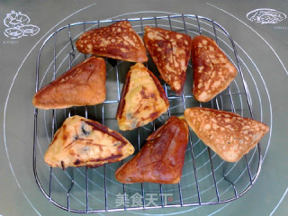 三明治机不做三明治：蔓越莓香橙三角饼步骤14