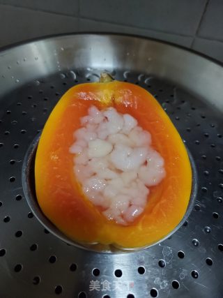 雪蛤炖木瓜步骤5