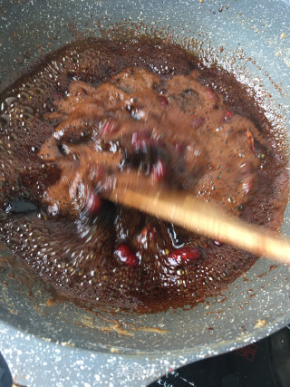 玫瑰黑糖姜枣膏步骤8