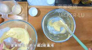 双色奶香小松饼，满口奶香，柔软细腻，下午茶的不二的选择！步骤5