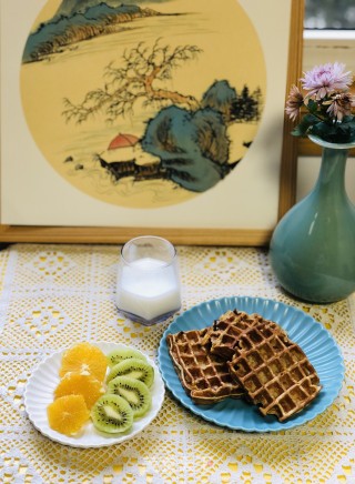 燕麦华夫饼步骤9