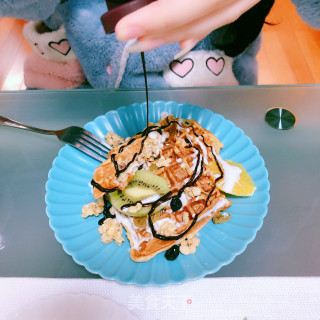 燕麦华夫饼步骤10