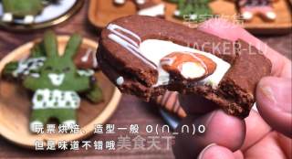 三色卡通曲奇饼干，简单方便，烘焙玩票，造型堪忧，但味道不错。步骤16